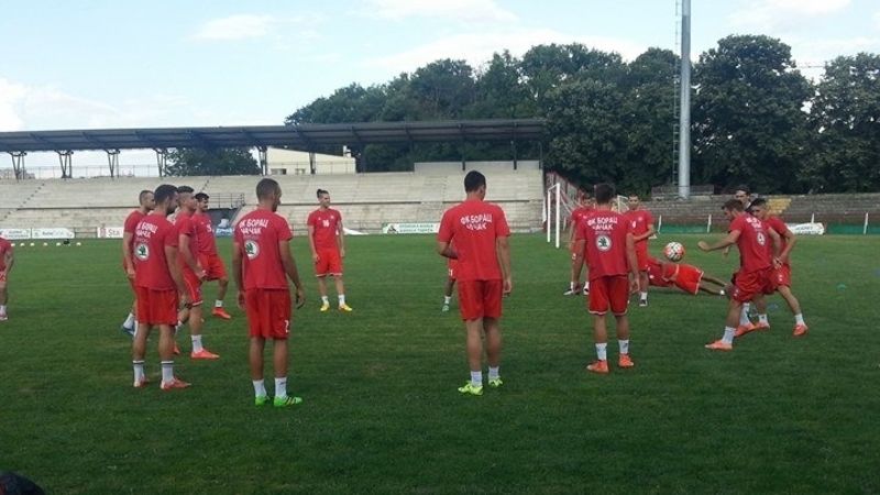 Fudbaleri Borca na treningu, foto: PressLider