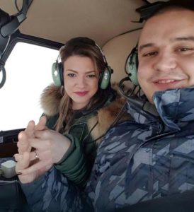 Verili se na nebu iznad Mokre Gore: Katarina i Marko, Foto: privatna arhiva / Privatna arhiva