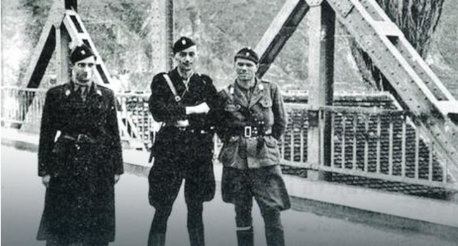Most kralja Aleksandra u Malom Zvorniku i ustaški zločinac Jure Francetić na njemu, Foto: privatna arhiva / Privatna arhiva