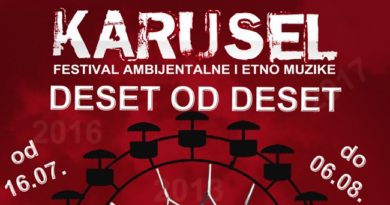 BOGAT program JUBILARNOG izdanja FESTIVALA KARUSEL BOGAT program JUBILARNOG izdanja FESTIVALA KARUSEL