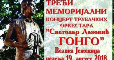 MEMORIJALNI KONCERT trubačkih orkestara „SVETOZAR LAZOVIĆ GONGO“ na PREOBRAŽENJE MEMORIJALNI KONCERT trubačkih orkestara „SVETOZAR LAZOVIĆ GONGO“ na PREOBRAŽENJE