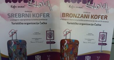 Nagrađene publikacije TO Čačka na festivalu „Kofer slova“ u Kruševcu Nagrađene publikacije TO Čačka na festivalu „Kofer slova“ u Kruševcu