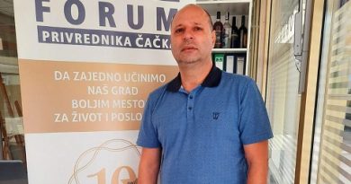 <br>Novi predsednik „Foruma privdrednika Čačka“ Aleksandar Milojević vlasnik kompanije Etiteks
